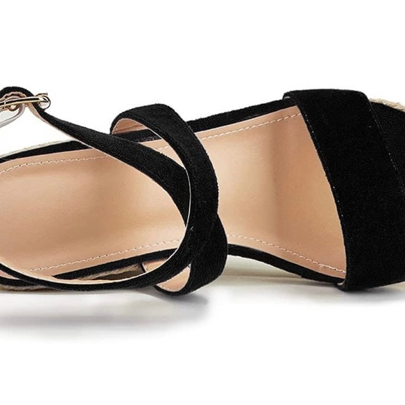 AOSPHIRAYLIAN Wedge Sandals for Women, Open Toe Ankle Strap
High Heel Summer - Picture 5 of 10